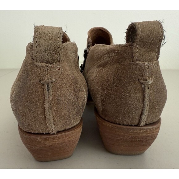 Frye Sacha Primrose Shooties Women Size 9 Tan Western Embroidered Ankle Boots - Picture 6 of 14